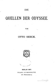 Die Quellen Der Odyssee