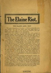 The Arkansas Race Riot