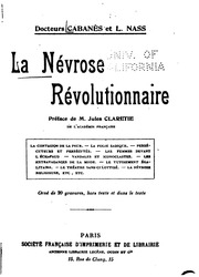 La névrose révolutionnaire