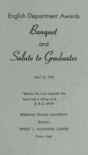 Commencement Exercise Programs, 1976-