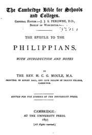 The Epistle To The Philippians
