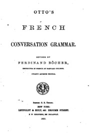 French Conversation Grammar