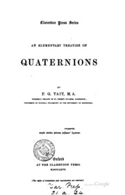 An Elementary Treatise On Quaternions