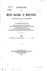 Anales del Museo Nacional de Montevideo