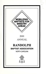 Annual Minutes Of The Randolph Baptist Association