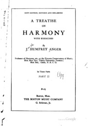 A Treatise On Harmony, With Exercises