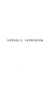 A Catechism, Written In Latin ...