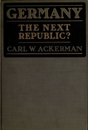 Germany, The Next Republic