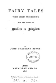 Fairy Tales, Their Origin And Meaning