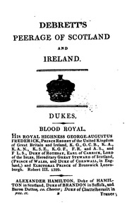 [debrett's Peerage Of England, Scotland And Ireland.]