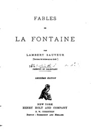 Fables De La Fontaine