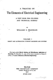 A Treatise On The Elements Of Electrical Engineering ; A Text Book For Colleges And Technical Schools