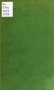 The Argonautica Of Gaius Valerius Flaccus Setinus Balbus : Book I. Translated Into English Prose With Introduction And Notes