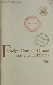 Foreign Consular Offices In The United States.