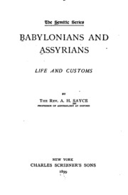 Babylonians And Assyrians: