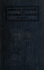 American Literature For Secondary Schools