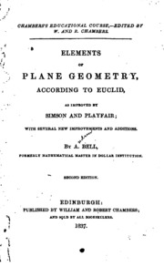 Elements Of Plane Geometry According To Euclid