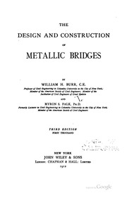 The Design And Construction Of Metallic Bridges