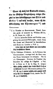 Die Politik Des Aristoteles