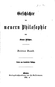 Geschichte Der Neueren Philosophie