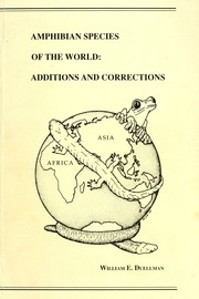 Amphibian Species Of The World : Additions And Corrections