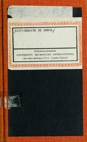 Dictionnaire de danse : contenant l'histoire, le rgles & les principes de cet art, avec des réflections critiques, & des anecdotes curieuses concernant la danse ancienne & moderne ; le tout tiré des meilleurs auteurs qui ont écrit sur cet art