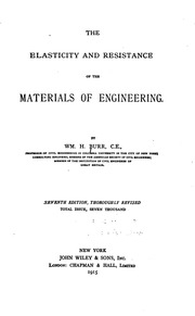 The Elasticity And Resistance Of The Materials Of Engineering