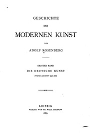 Geschichte Der Modernen Kunst