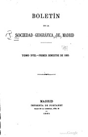 Boletín de la Real sociedad geográfica