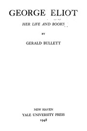 George Eliot Her Life And Books