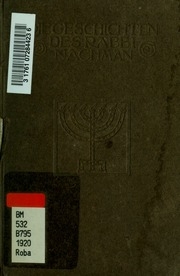 Die Geschichten Des Rabbi Nachman
