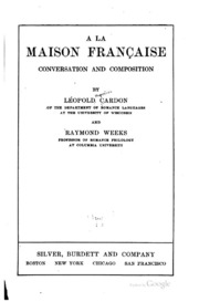 A la Maison française: conversation and composition