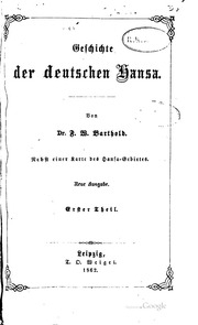 Geschichte Der Deutschen Hansa