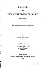 فرنسا والبحرية الكونفدرالية ، 1862-1868 ؛ حلقة دولية