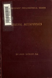 General Metaphysics