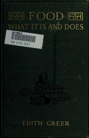 Food; What It Is And Does