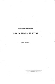 Colección de documentos para la historia de México;