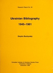 Bibliografía ucraniana 1945–1961