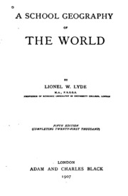 A School Geography Of The World