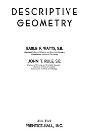Descriptive Geometry