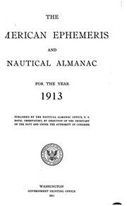 The American Ephemeris And Nautical Almanac. (1855-1980)