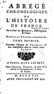 Abrégé chronologique de l'histoire de France