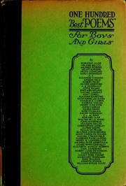 One Hundred Best Poems For Boys And Girls