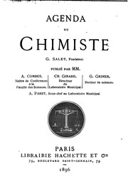 Agenda Du Chimiste