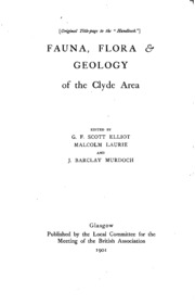The Geology And Palaeontology Of The Clyde Drainage Area: Being The ...
