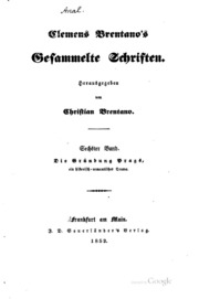 Clemens Brentano's Gesammelte Schriften