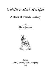 أفضل وصفات كوليت: كتاب فن الطبخ الفرنسي