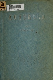 Erich Wolfgang Korngold