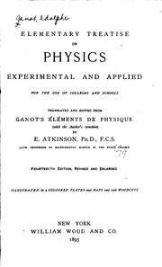 Elementary Treatise On Physics, Experimental And Applied, For The Use Of Colleges And Schools