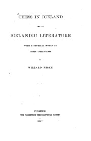 Chess In Iceland And In Icelandic Literature: With Historical Notes On Other Table-games